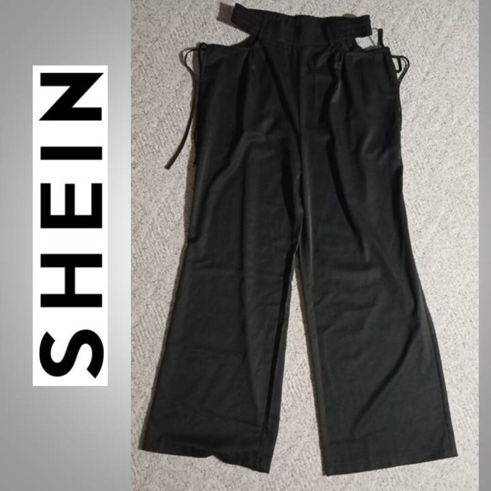 🔥3/$30 NWT SHEIN SXY peek a boo pants size large